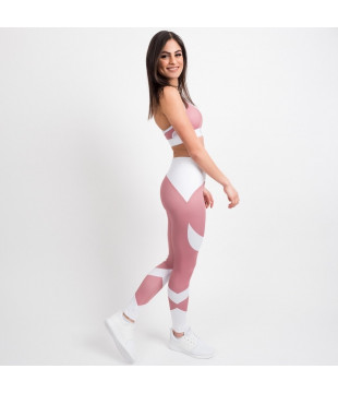 Sportovní legíny Rosé
