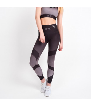 Sportovní legíny Black Ombré