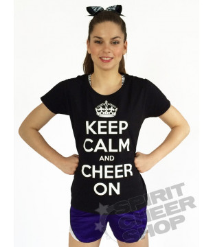 Dámské tričko KEEP CALM AND CHEER ON