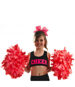 Dětská sportovní podprsenka CHEER černá