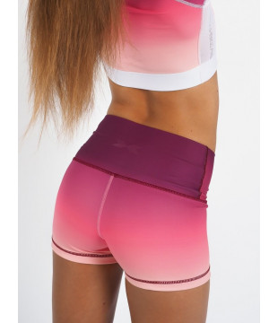 Flex Waist Shorts Berry Flame