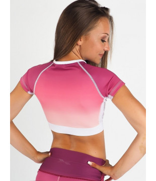 Crop Top Short Berry Flame