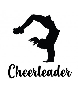 Samolepka nejen na auto - Cheerleader flik