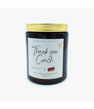 Velká svíčka s nápisem 180 ml