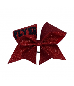 Glitter Cheer Bow FLYER - glitter print