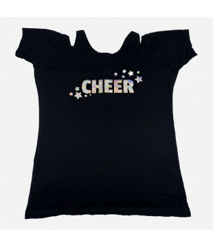 Dětské tričko Duo - Cheer s hvězdičkami