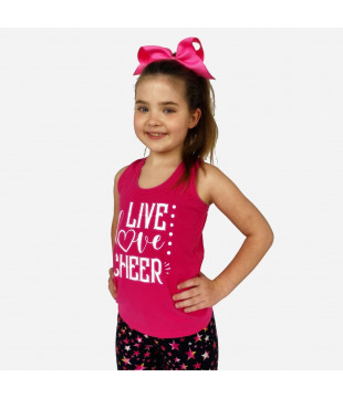Dětské tílko Live Love Cheer