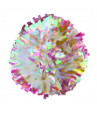 Pompony Iridescent Crystal Rainbow na objednávku