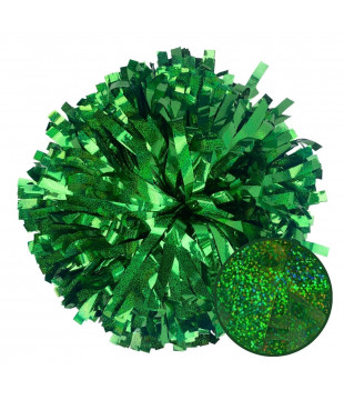 Pompoms Holographic Light Green XL - last piece