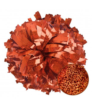 Pompoms Holographic Orange M