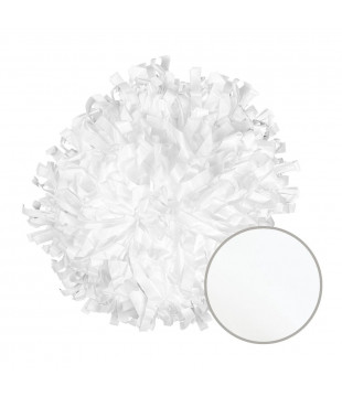 Pompoms Plastic White XL