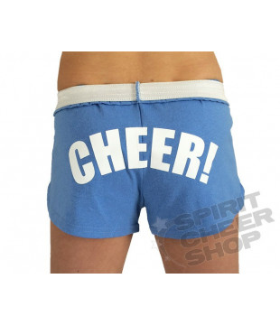 Women's CHEER Print Shorts - yellow, size L
