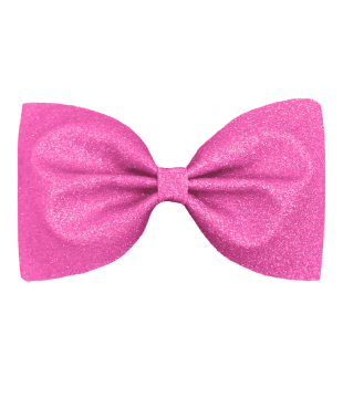 Simple bow-tie glitter cheer bow