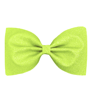 Simple bow-tie glitter cheer bow