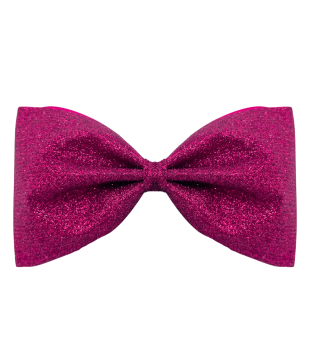Simple bow-tie glitter cheer bow