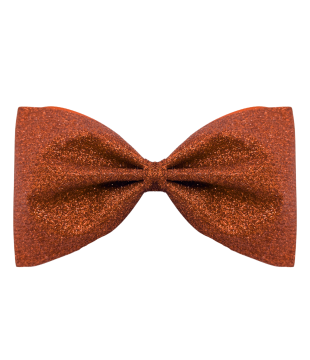 Simple bow-tie glitter cheer bow