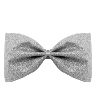 Simple bow-tie glitter cheer bow