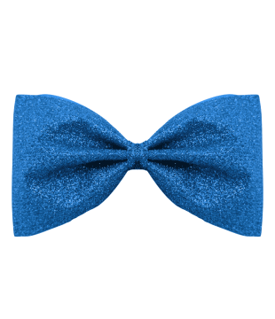 Simple bow-tie glitter cheer bow