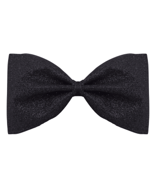 Simple bow-tie glitter cheer bow