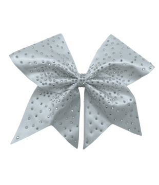 Large cheer bow with rhinestones - ombre effect