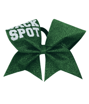 Glitter Cheer Bow BACK SPOT - glitter print