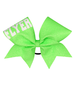 Glitter Cheer Bow FLYER - glitter print