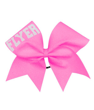 Glitter Cheer Bow FLYER - glitter print