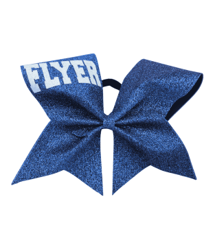 Glitter Cheer Bow FLYER - glitter print