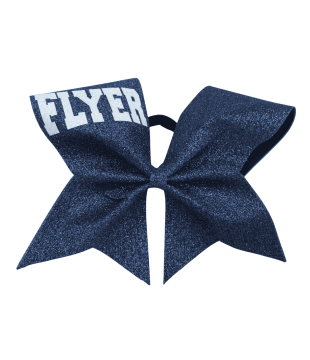 Glitter Cheer Bow FLYER - glitter print