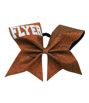 Glitter Cheer Bow FLYER - glitter print