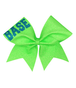 Glitter Cheer Bow BASE - glitter print