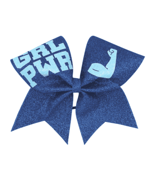 Large Glitter Bow GIRL POWER