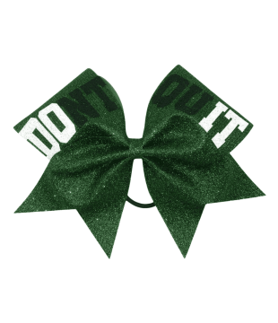 Large Glitter Bow "Don't Quit"