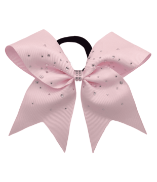 Medium bow with Rhinestones and shiny decor in the middle