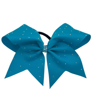 Large cheer bow with Rhinestones and middle decor
