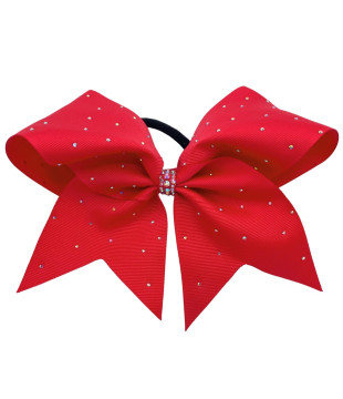 Large cheer bow with Rhinestones and middle decor