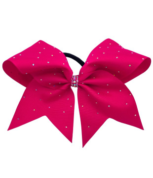 Large cheer bow with Rhinestones and middle decor