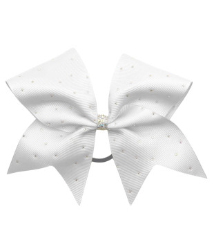 Large cheer bow with Rhinestones and middle decor