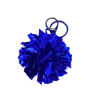 Mini pompom keychain