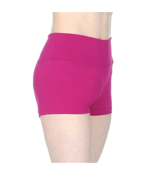 Kids Elastic Microfiber Dance Shorts