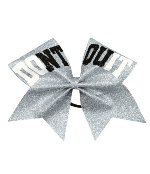 Large Glitter Bow "Don't Quit"