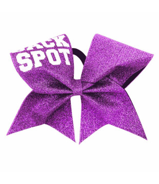 Velká třpytivá mašle BACK SPOT třpytivý potisk