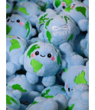 World Plush Keychain - preorder with pickup at ICU Europeans