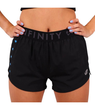Kraťasy Nfinity Worldwide Shorts dětské, černá