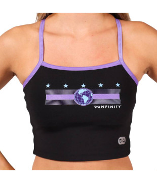 Tílko Nfinity Worldwide Tank, černá