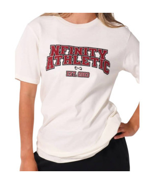 Nfinity Women's Cream-Colored T-Shirt