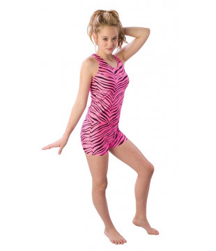 Pizzazz elastické tílko zebra dámské