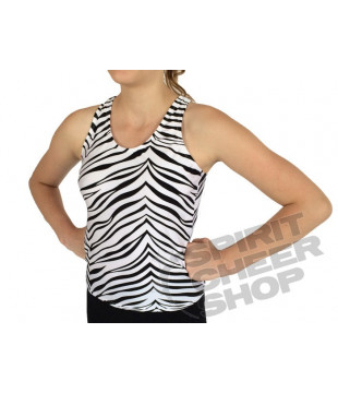 Pizzazz elastické tílko zebra dámské